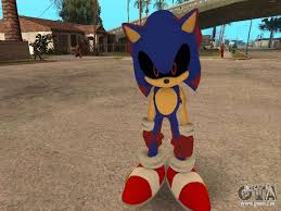 Sonic.exe originated as a creepypasta by sir jc the hyena seen here) concerning a man named tom who receives a bizarre cd in the mail from his friend kyle Sonic Exe Fur Gta San Andreas