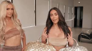 Just looking at these photos. Why Kim Kardashian Paris Hilton Are Rocking Retro Velour Tracksuits