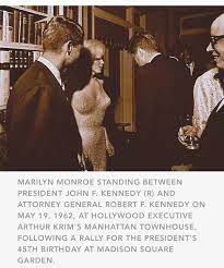 The Only Photograph Of Marilyn Monroe And President Kennedy Also Robert Kennedy And Harry Belafonte In Th Marilyn Monroe And Jfk Robert Kennedy Harry Belafonte