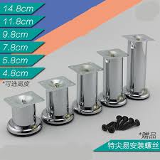 8pcs hollow out metal furniture legs unfinished bun feet for cabinet sofa tv stand loveseat dresser. 118mm Classic Metal Furniture Legs Iron Sofa Legs Cabinets Simple Straight Cabinet Feet Support Legs Silver Chrome 4pcs Buy Inexpensively In The Online Store With Delivery Price Comparison Specifications Photos