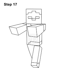 How to draw a minecraft zombie easy step by step drawing tutorial. Misc