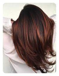 Try balancing colored ends in chocolate hair by adding some lighter highlights throughout. 72 Stunning Red Hair Color Ideas With Highlights