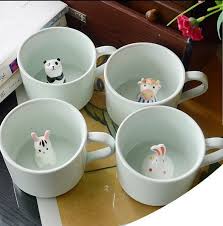 Creative Cute Animal Cup Gift Cup In 2020 Ceramic Mugs Animal Mugs Pottery