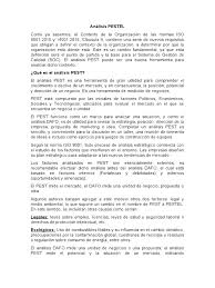 Esto analiza cómo los asuntos legales y las regulaciones gubernamentales afectan la. Analisis Pestel Analisis Foda Economias