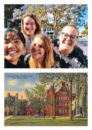 Welcome to yale university on facebook. New Haven Connecticut Campus View Yale University Vintage Grusskarten Echte Postkarten Online Versenden