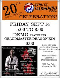 Schutz Taekwondo 20th Anniversary Celebration Community Events Voiceofalexandria Com