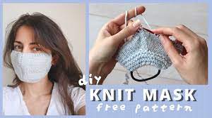 Free knitted face mask pattern pdf. How To Knit A Face Mask Free Pattern Youtube