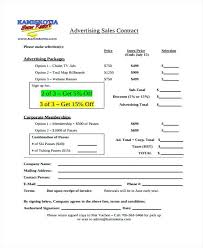 Advertising Contract Templates Free Word Format Download Template ...