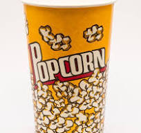 Printed Paper Popcorn Cup
