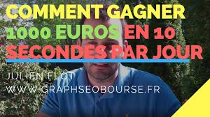 Un youtuber gagne en moyenne un euro par millier de vues. Comment Gagner 1000 Euros En 10 Secondes Par Jour En Bourse