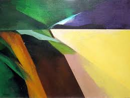 GEORGE RODNEY Acrylic On Canvas Abstract Painting