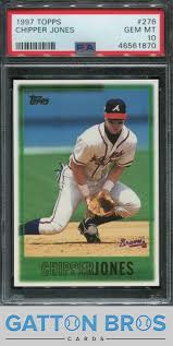 (born april 24, 1972) is an american former major league baseball (mlb) player and current broadcast analyst. Jones Chipper Topps 276 Value 0 30 94 75 Mavin