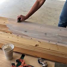 Free plans for simple diy herringbone table top the someday home : Diy Scrap Wood Table Top And Beautiful Rustic Finish Abbotts At Home