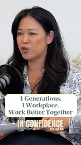 Boomers. Gen X. Millennials. Gen Z. All in the same workplace—each with  different values, strengths, and stressors. , In today’s episode of In  Confidence, @lisalsun breaks down how to build trust ...