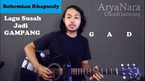 Chord Gampang Bohemian Rhapsody Queen By Arya Nara Tutorial Gitar Untuk Pemula Youtube