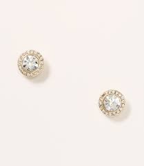 Pave Bordered Earrings Loft Glam Earrings Earrings Wedding Accessories