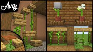 Here is the list of recipes for crafting some of the decoration. 5 Creative Bamboo Decorations Minecraft 1 14 Minecraft Map
