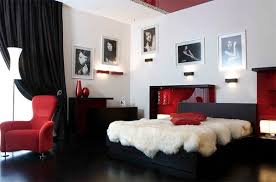 Architect and designer, india mahdavi founded her studio in 1999 and opened her show room in 2003 at the 3 rue las cases. 15 Black And White Bedroom Ideas Home Design Lover Red Bedroom Design Bedroom Red Red Rooms