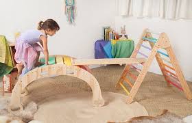 Interactive Handmade Wooden Climbing Toys Nursery Furniture Sets Handmade Wooden Furniture Sets
