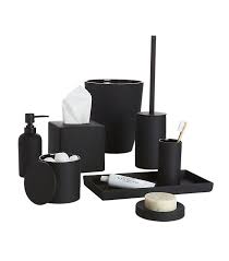 Black And Gold Bathroom Accessories Set Organization Black Toilet Black Bathroom Accessories Modern Bathroom Accessories