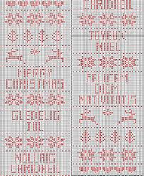 Ravelry Fair Isle Christmas Table Runner Pattern By