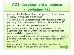 What is the function of the vacuole ks3. Ao1 Development Of Science Knowledge Ks3 Ppt Download