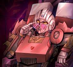 arcee, the transformers (idw), transformers, highres, armor, autobot,  backpack, bag, breasts, firelyy, glasses, heart, heart