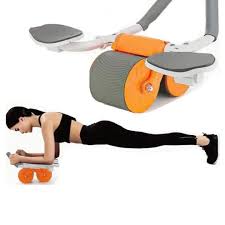 Maquina Rueda Rodillo Abdominal La rueda de rodillo abdominal 2 en 1 con  función de tablón y temporizador es un equipo de entrenamiento versátil y  práctico, diseñado para fortalecer el abdomen y