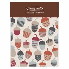 Plaid holiday tablecloth, gingham tablecloth, all shapes including oval tablecloths & custom table cloth sizes. Holiday Home Acorn Felix Plaid Vinyl Tablecloth 1 Ct Fred Meyer