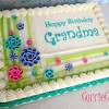 75th birthday cake this was made for a friends mom she wanted simple and elegant. 3