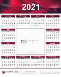 This page is loaded with 2021 printable calendar templates that are available for free download in an editable format. Free Download Printable Yearly Calendar 2021 Ai Vector Print Template Place For Photo Company Lo Calendar Printables Calendar Design Template Calendar Design