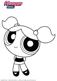 Bubbles From Powerpuff Girls Coloring Page Coloring Pages For Girls Cartoon Coloring Pages Coloring Books