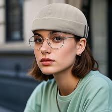 Croogo Rolled Cuff Harbour Hat Brimless Caps for Men Women Retro Worker Cap  No Visor Sailor Fisherman Leon Sun Hat,Beige-CT12 at Amazon Men's Clothing  store