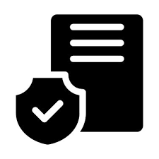 Health Insurance Icon Shield Medical Document Hospital Health Care Health Insurance Healthcare And Medical Health Care Home Health Care Hospital Health