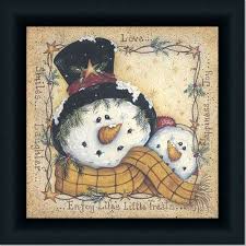 Beautiful christmas tree dp images. Love Joy Snowman Country Decor Art Print Gift Framed By Framed Art By Tilliams Http Www Amazon Com Dp B00 Christmas Art Snowman Painting Christmas Paintings