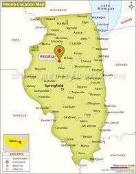 Usa illinois maps features ways to get around anywhere: Where Is Peoria Located In Illinois Usa