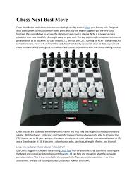 Built especially for crossword puzzle aficionados looking for a highly demanding daily brain challenge! Chess Next Best Move By Rajag987298 Issuu