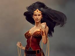 From braids to curls, mermaid waves long hair has a reputation for making women look younger, as it's associated with youthfulness. Desktop Wallpaper Wonder Woman Hair Flowing In Hair Fan Art Hd Image Picture Background E8c7dd