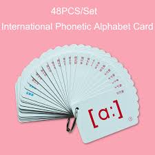 How to say the international phonetic alphabet. 48pcs Set English Flashcards International Phonetic Alphabet Card Educational Learning Portable Table Game Toys For Children Aliexpress