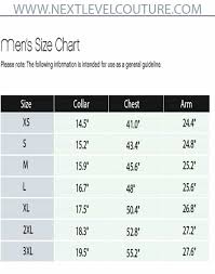 19 genuine mens bottom size chart