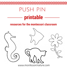 Pin Poking Activities Free Printables Montessori Materials Learning Printables Montessori
