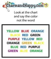 Charmandhappy Com Color Chart Game Say The Color Not The