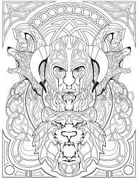 Check spelling or type a new query. Viking Warrior Celtic Pattern Coloring Pages For Adults Etsy