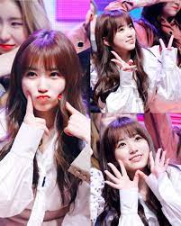 Due to nako's participation in iz*one, she will be on hiatus for 2.5 years after no . 190210 Yabuki Nako Izone G Market Fanmeeting Event Izone