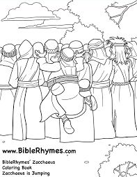 Bible stories are a great way to pass down morals and values to your kids, teaching them to have faith. Pin By Marie Satterfield On Novy Zakon Bible Coloring Pages Zacchaeus Bible Coloring