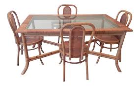 Our natural wicker dining sets are perfect for hosting your next gathering. Rattan Dining Table And 6 Chairs Chairish
