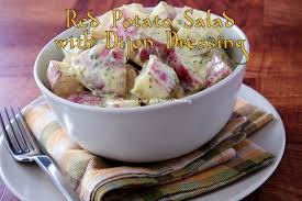 Red Potato Salad With Dijon Dressing Recipes Side Dish Recipes Potato Salad Healthy