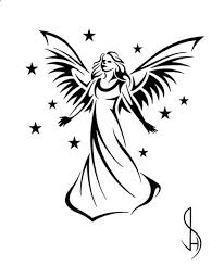 Angel Tattoo Designs The Body Is A Canvas Angel Tattoo Designs Angel Drawing Simple Angel Tattoos
