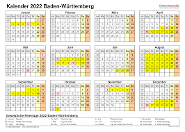 Huge, new discounts listed daily! Kalender 2022 Baden Wurttemberg Ferien Feiertage Pdf Vorlagen