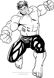 Dibujo De Hulk Para Colorear